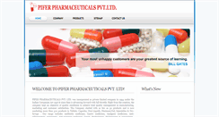 Desktop Screenshot of pfrpharmaceuticals.com