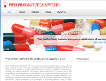 Tablet Screenshot of pfrpharmaceuticals.com